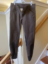 Piper Breeches By SmartPak - Mid Rise - Knee Patch - 28R