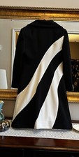 Lilli Ann Knit 1960 s Black And White Coat was 750 Price Reduced Buy Now 650