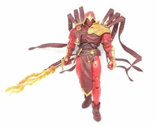 SU-C-AZ: Custom Faux Leather wire Straps / Cape for McFarlane Azrael (No Figure)