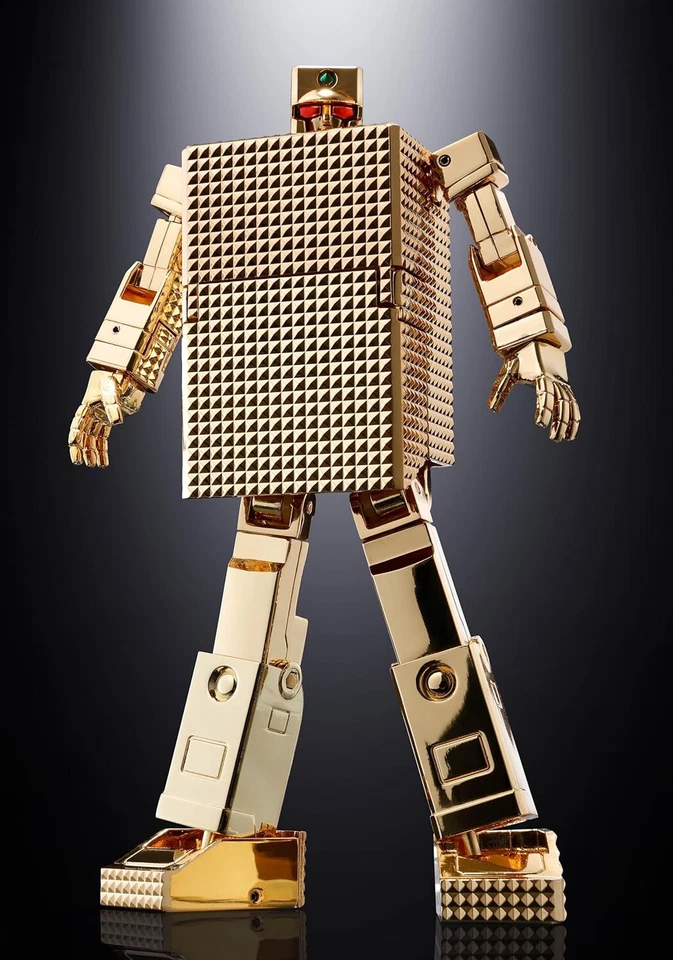 BANDAI SOUL OF CHOGOKIN GX-32SP GOLD LIGHTAN CHOGOKIN 50th Ver. 130mm - Image 2 of 4