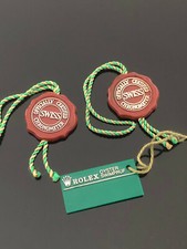 Rolex Hang Tag Set of 3 Swimpruf - Single Crown Hologram - Chronometer