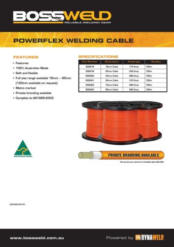 10m Welding Cable - 50mm² - 0 Gauge - Zero - Car Battery AUSTRALIAN MADE - Picture 4 of 11
