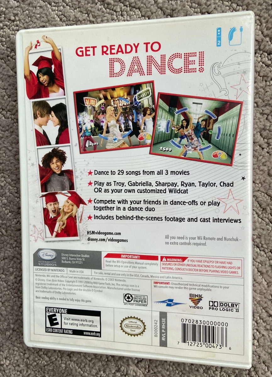 High school musical dance wii deals
