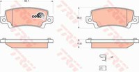 TRW GDB3289 Bremsbelagsatz, Scheibenbremse FüR Toyota