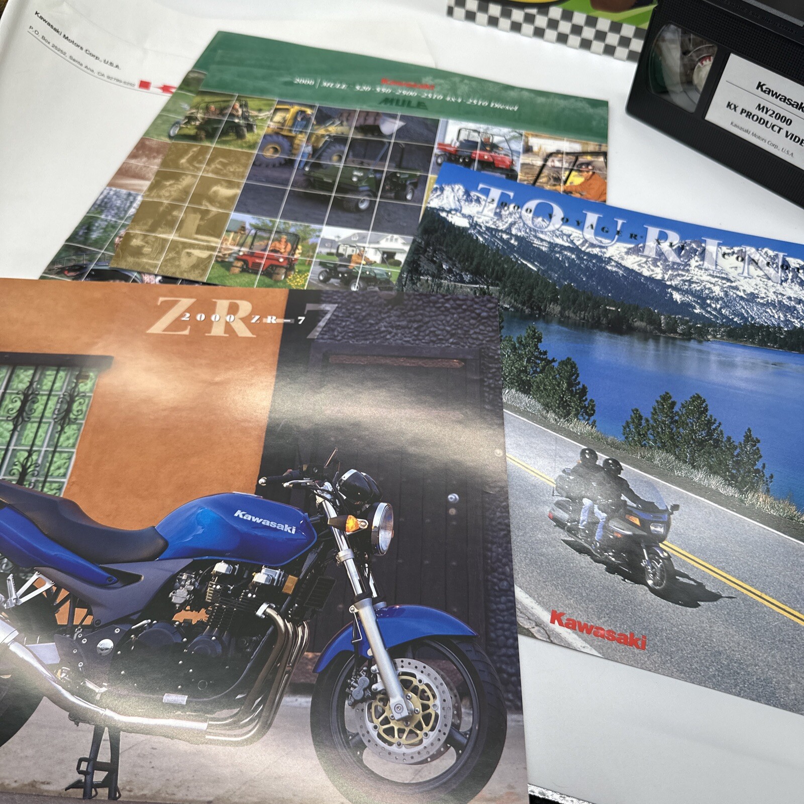 2000 Kawasaki Dealer Information Packet Ricky Carmichael Rare !🔥kx125 Kx250