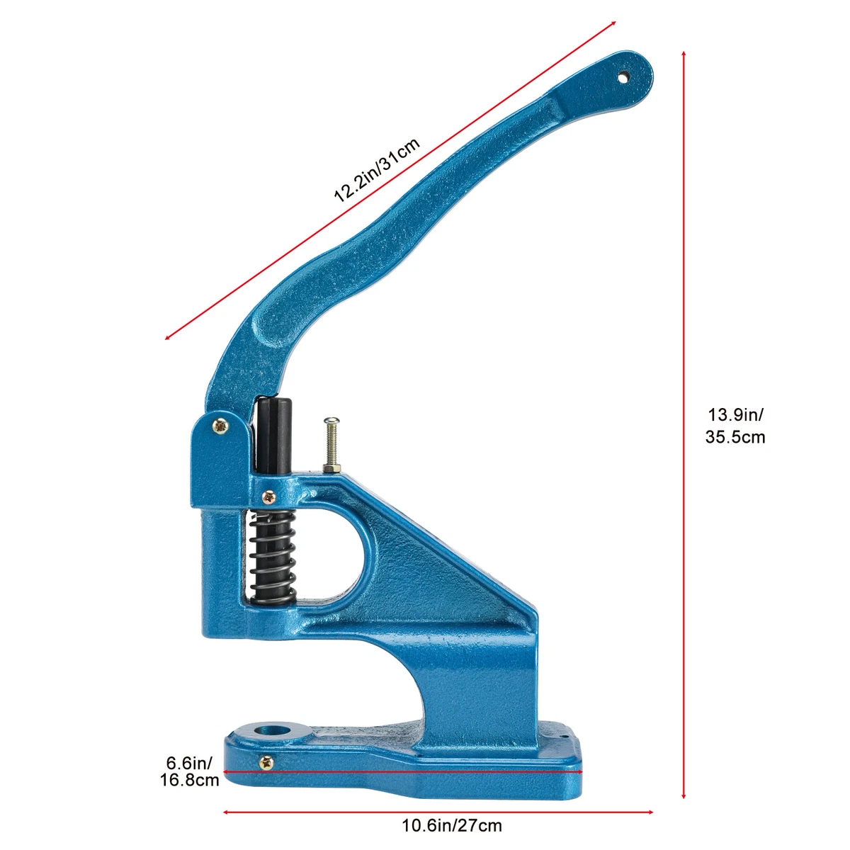 Grommet clearance press tool