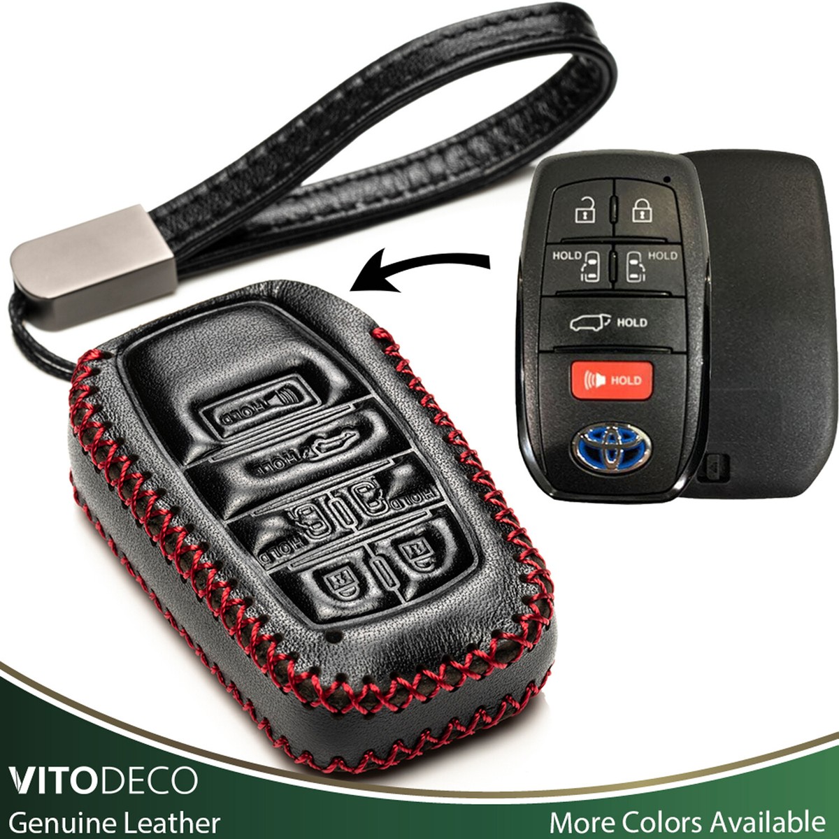完売品】Llife LEATHER KEY CHAIN SIENNA Vitodeco 6-Button Leather