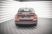 Spoiler CAP FüR Fiat Tipo S Limousine Mk1 Schwarz Heckspoiler Dachspoiler
