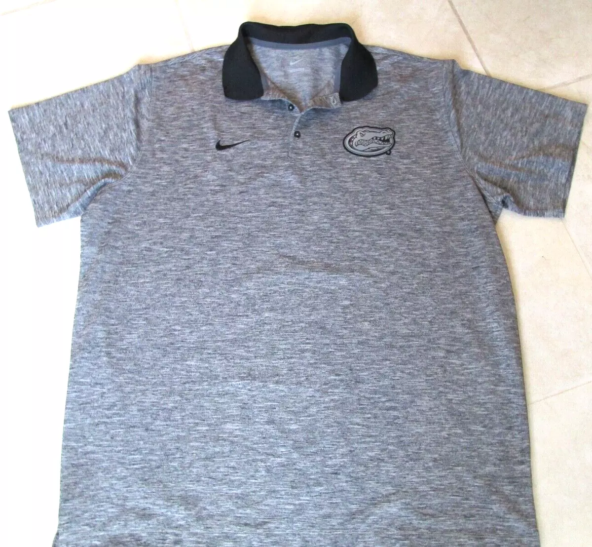NIKE University of Florida Gators Polo Shirt MENS size 3XL Heather