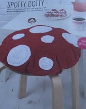 Spotty Dotty, Woodland Stool Cover, DK Knitting Pattern, Sirdar Wash N Wear