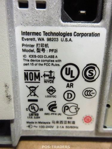 Intermec PF2i Network + USB 203 Dpi 60 mm Barcode Label Printer NO PRINTHEAD - Picture 5 of 5