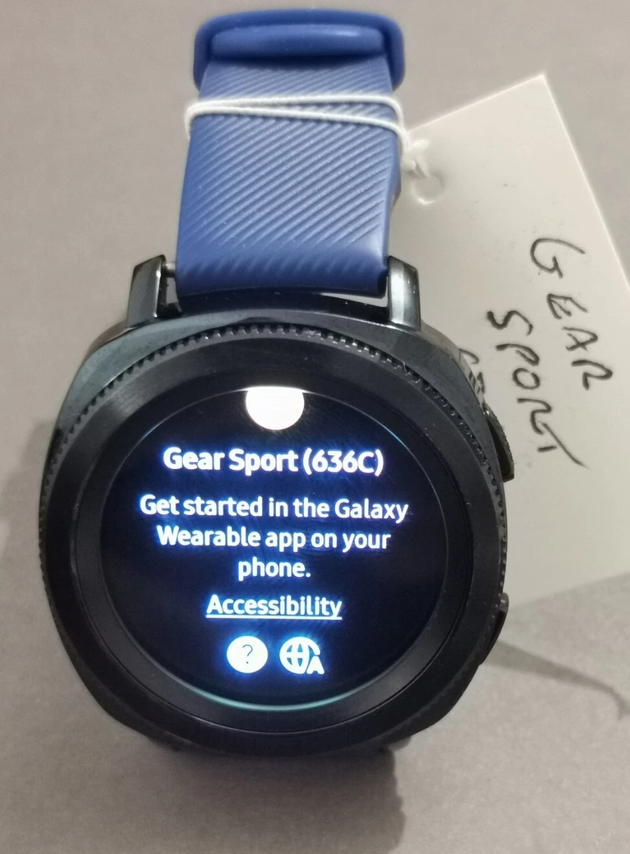 Samsung gear sport bleu new arrivals