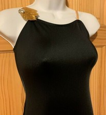 WEISSMAN 10873 Dancing Fool BIKETARD ONLY No Jacket Black LC Skate Twirl Costume