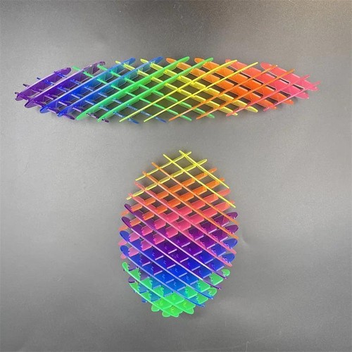 Fidget Worm Toy Rainbow- Flexible Squirmy Fun for All Ages Free Shipping - Picture 10 of 26