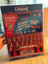 CRESENT 39 PIECE RATCHET SET SAE & METRIC SEALED NEW