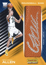 2019 GRAYSON ALLEN PANINI INSTANT ROUNDBALL SIGNATURES JAZZ ROOKIE CARD #1 AUTO