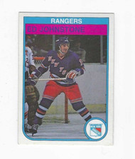 1982-83 O-PEE-CHEE ED JOHNSTONE #226 NEW YORK RANGERS