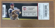 Jose Berrios Major League Debut Game Full Ticket Minnesota Twins Blue Jays