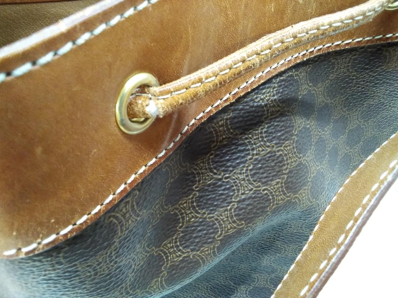 Drawstring Shoulder Bag Model Macadam Pattern M92… - image 9