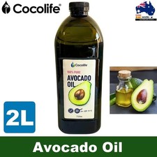 Cocolife 100% Pure Avocado Oil 2L High-Heat Cooking Oil, Dressing