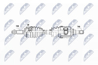 NTY Antriebswelle NPW-TY-056 FüR Toyota Corolla Verso VVT ZZE120_ ZZE120R