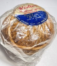 WESTRIM MACRAME JUTE YARN. lot of 1 . I Combine Shipping,Read Detail