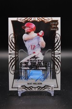 Mat Nelson, Cincinnati Reds, 2021 Leaf Trinity Clear, RC, Autograph, #CA-MN1