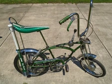Schwinn Stingray Pea Picker Green Baseball Bat Krate Boys Muscle Bike 1969-1972