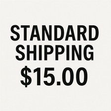 STANDARD SHIPPING $15.00