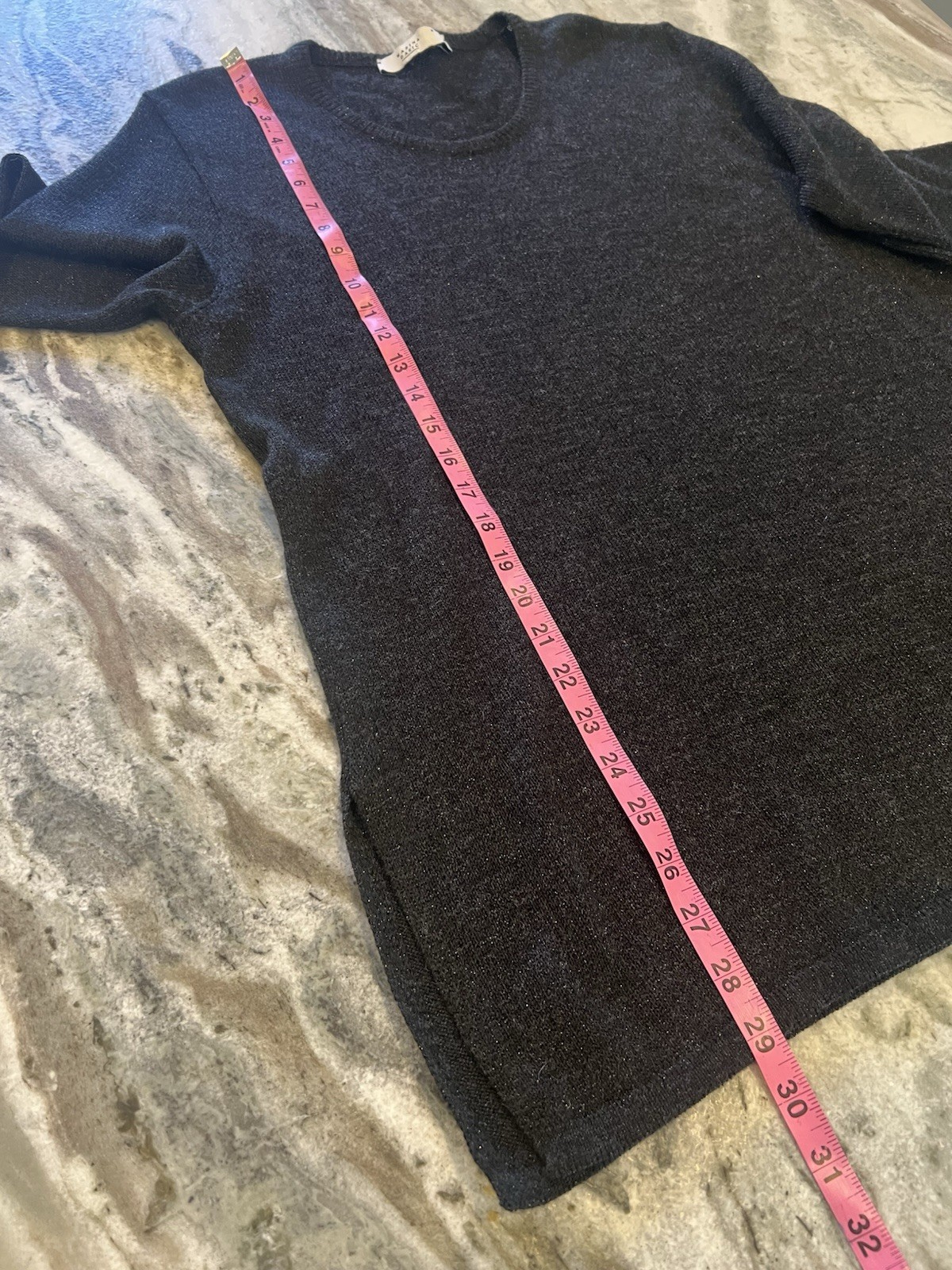 Marina Rinaldi Basic Medium Black Metallic Sweate… - image 11