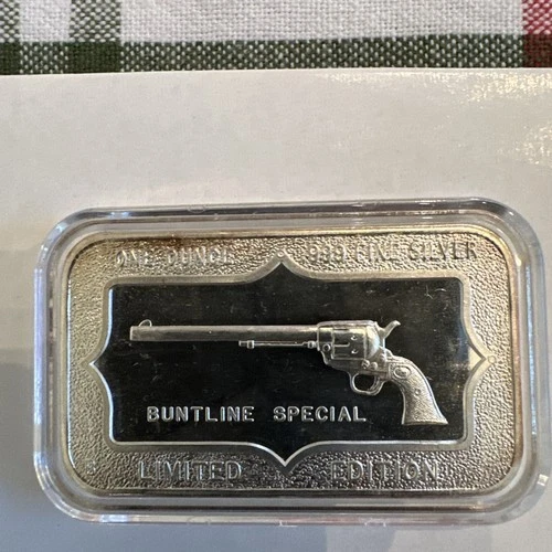 Buntline Special 1oz silver bar collectors bar