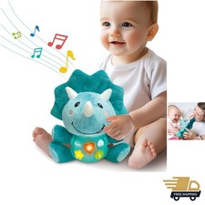 Baby Dinosaur Plush Toy Soft Light Music Infant Baby Shower Gift