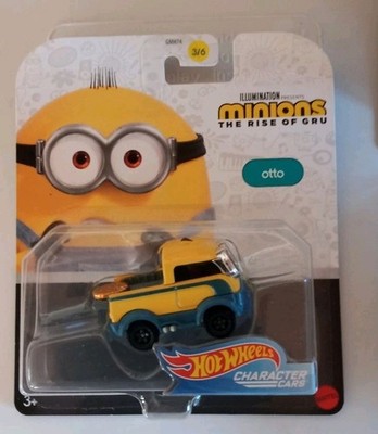 Hot Wheels Despicable Me The Rise of Gru - Minions Character Diecast Cars