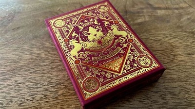 Neko Royal Red Playing Cards - Luxury Cat Theme Deck - Limited Edition