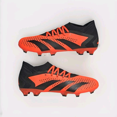 adidas Predator Accuracy.3 Men's Soccer Cleats Size 8 GW4591 Orange/Black New