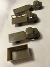 (3) Vintage 50's Pyro ARMY TRUCKS - Hard Plastic.  1 Trailer.  See Pictures — photo 6