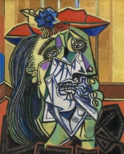 1937 The Weeping Woman, by Pablo Picasso Home Decor PRINT