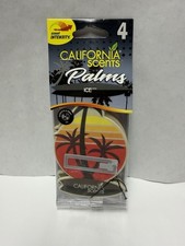 New 2020 California Scents Palms Ice Hanging Car Air Freshener 4 Pack New 2020 California Scents Palms Ice Hanging Car Air Freshener 4 Pack