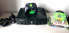 Original Microsoft Xbox Console Bundle + Official Controller 4 Games - WORKING