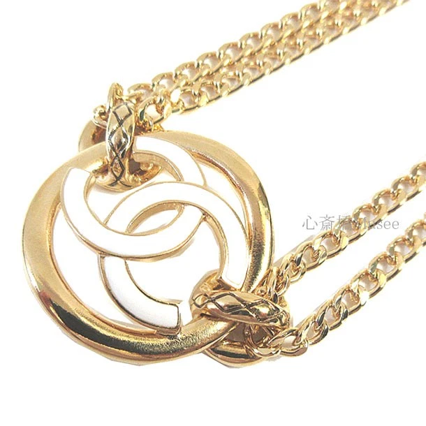 Collana CHANEL Brandchanel Girocollo Oro Bianco 2022 Collezione Primavera Estate