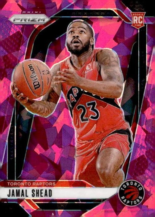 2024-25 Panini Prizm #241 Jamal Shead Prizms Pink Ice