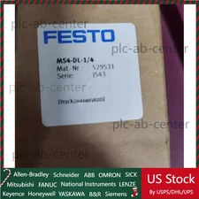 New MS4-DL-1/4 Festo 529531 Fast Shipping Soft start valve