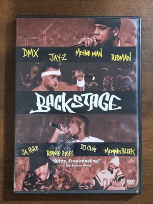 Backstage (DVD, 2001) DMX Jay-Z Method Man Ja Rule Redman Hip-Hop/Rap Concert