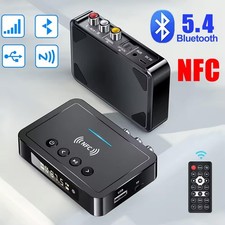3in1 NFC Bluetooth Receiver Transmitter FM Adapter Wireless Audio Video Adapter