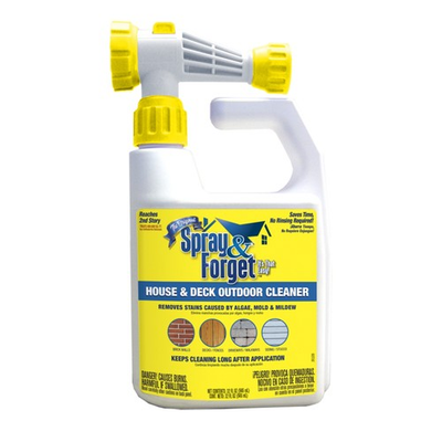 #ad Spray amp; Forget SFDHEQ06 Outdoor House amp; Deck Cleaner Liquid 64 oz. Pack of 6 $107.26