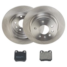 RIDEX Bremsenset Hinten Bremsscheiben Beläge für SAAB 9-5 Kombi (YS3E) 9-5