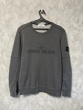 Stone Island Big Embroidered Logo With Patch Sweatshirt Size S