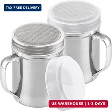 Powdered Sugar Shaker Duster - With Handle - Cinnamon Shaker For Coffee