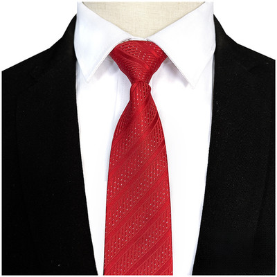 Business formell Reißverschluss Krawatte Polyester Material knitterfester Stoff