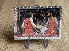 2025-26 Topps - Checklist Josh Giddey, Coby White #277 Diamante Chicago Bulls